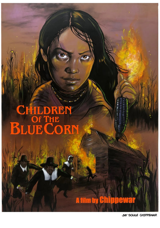 Imprimé Children of the blue corn
